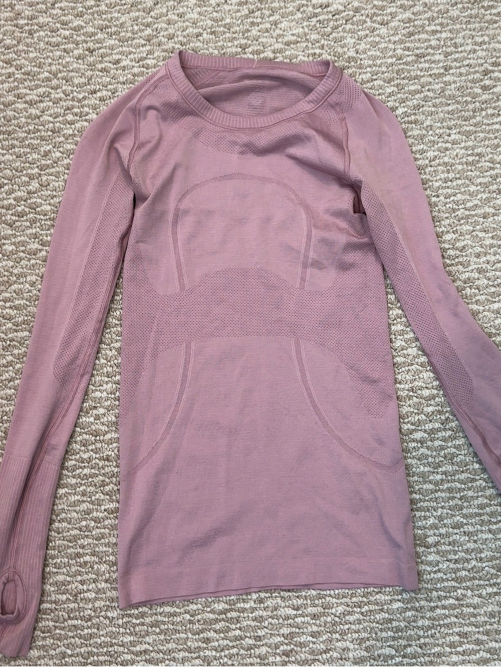 lululemon athletica Long Sleeve Top - Dusty Mauve